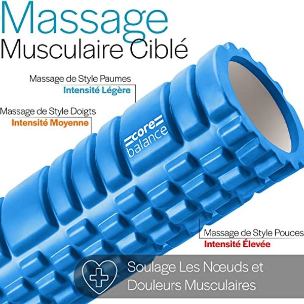 CORE BALANCE FOAM ROLLER PICOTS - 20€ : LE ROLLER LE PLUS VENDU DU MARCHÉ