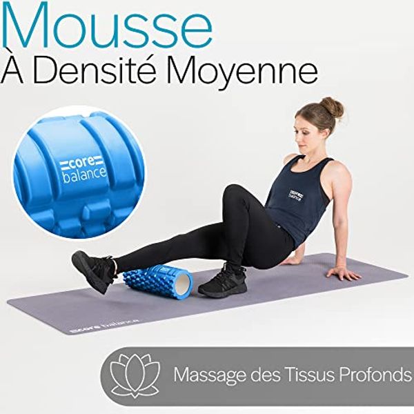 CORE BALANCE FOAM ROLLER PICOTS - NOYAU RIGIDE + EVA : NE S'APLATIT PAS