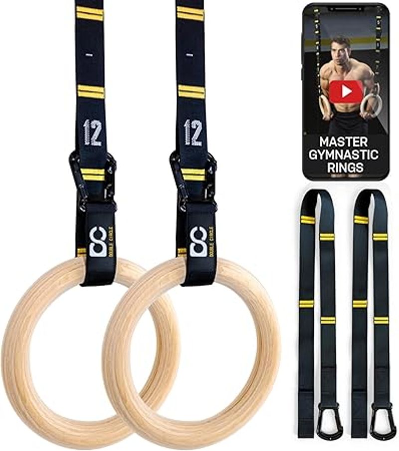 DOUBLE CIRCLE ANNEAUX BOIS NUMÉROTÉS - Musculation Fonctionnelle