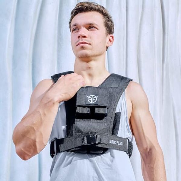 ERIC FLAG GILET LESTÉ 10KG - PRÈS DU CORPS, ZÉRO BALLOTTEMENT