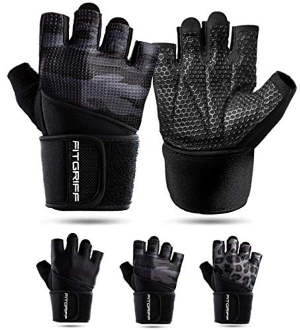 FITGRIFF GANTS MUSCULATION V2 - REVÊTEMENT SILICONE ANTI-DÉRAPANT