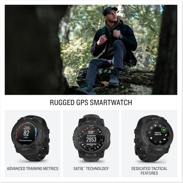 GARMIN INSTINCT 3 AMOLED TACTICAL - GPS MULTI-BANDES
