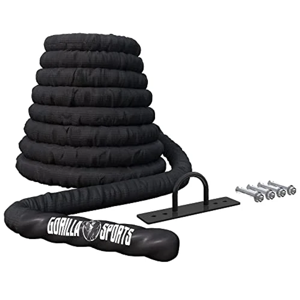GORILLA SPORTS BATTLE ROPE 9M - CARDIO + FORCE