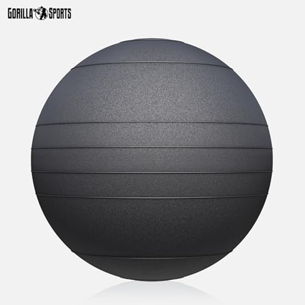 GORILLA SPORTS SLAM BALL 10KG - DÉVELOPPEZ LA PUISSANCE QUE LES POIDS NE DONNENT PAS