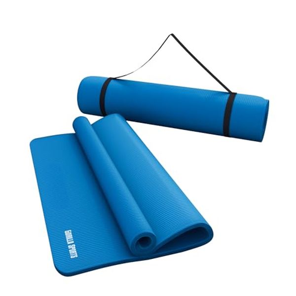 GORILLA SPORTS TAPIS MOUSSE FITNESS - 15MM D'ÉPAISSEUR : PROTECTION ARTICULAIRE
