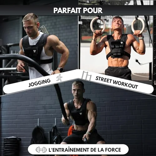 GORNATION GILET LESTÉ 10KG - 1 À 10 KG PAR PALIERS