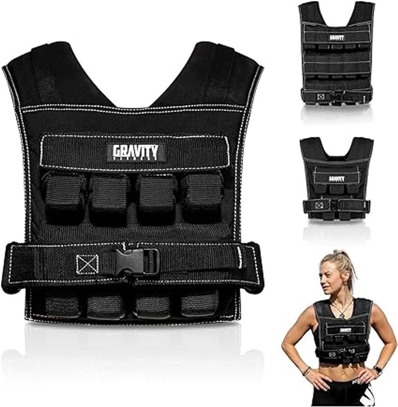 GRAVITY FITNESS WEIGHTED VEST 15-20KG - Gilets Lestés