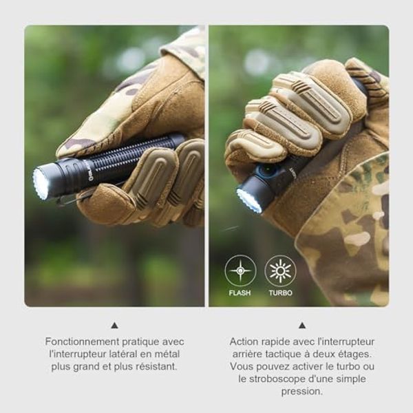 OLIGHT WARRIOR MINI 3 - LED AMÉLIORÉ : 240M DE PORTÉE