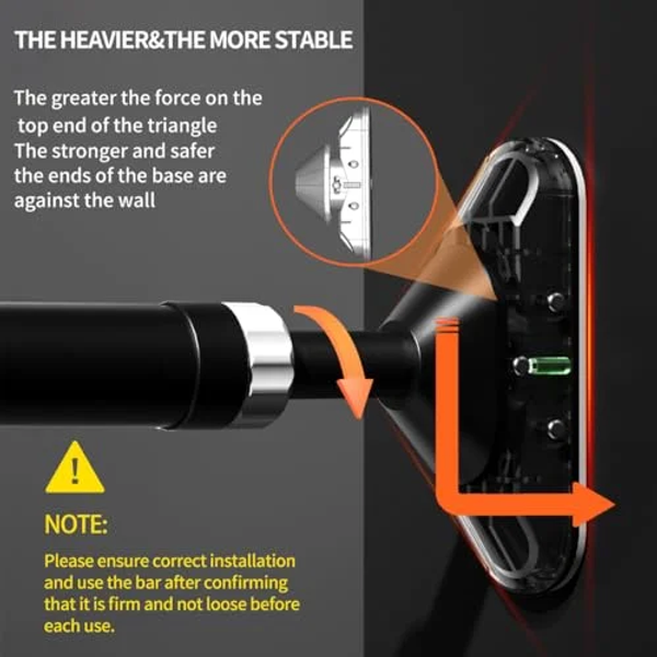 PROIRON BARRE DE TRACTION PORTE - 72 À 97 CM