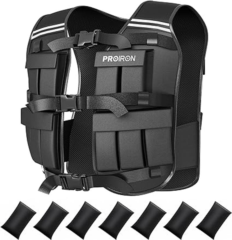 PROIRON GILET LESTÉ 20KG RÉGLABLE - Gilets Lestés