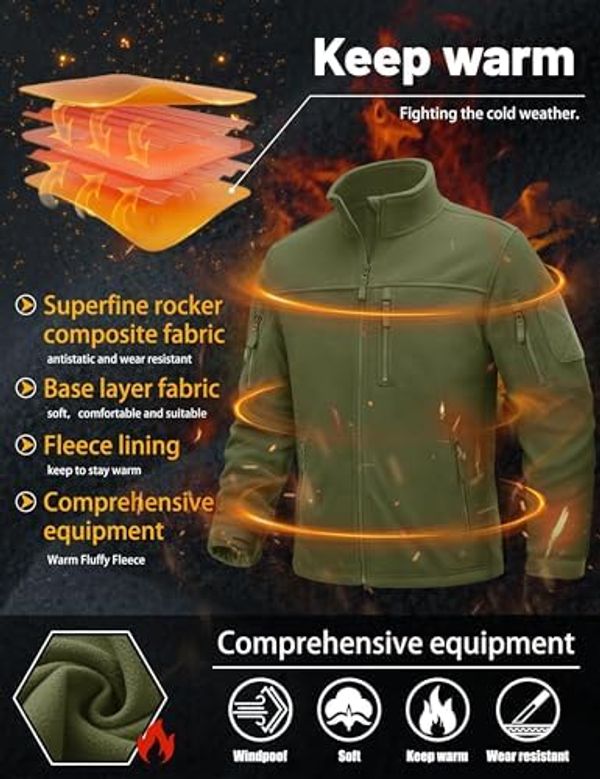 TACVASEN VESTE POLAIRE MILITAIRE - MOINS DE 50€ POUR UNE POLAIRE TACTIQUE