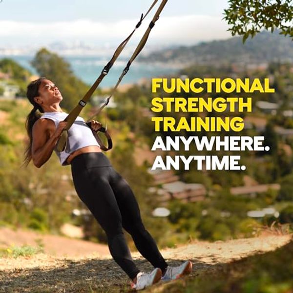 TRX TACTICAL GYM - TOUT INCLUS : SANGLES + ANCRAGE PORTE + X-MOUNT + APP