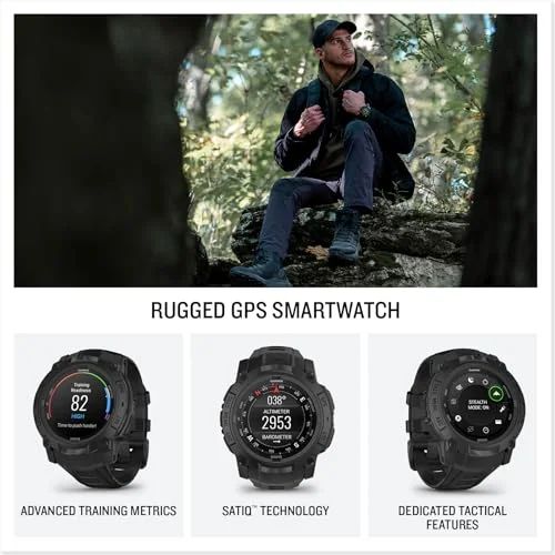 GPS MULTI-BANDES GARMIN INSTINCT 3 AMOLED TACTICAL - GPS MULTI-BANDES