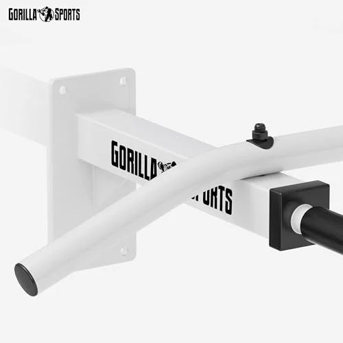 BANDES ÉLASTIQUES INCLUSES GORILLA SPORTS BARRE DE TRACTION MURALE - BANDES ÉLASTIQUES INCLUSES