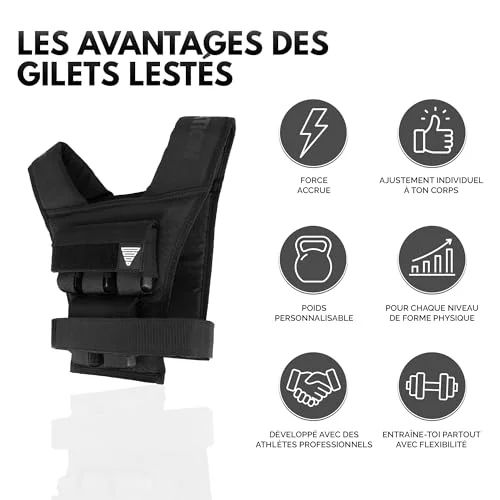 TOUTES MORPHOLOGIES GORNATION GILET LESTÉ 10KG - TOUTES MORPHOLOGIES