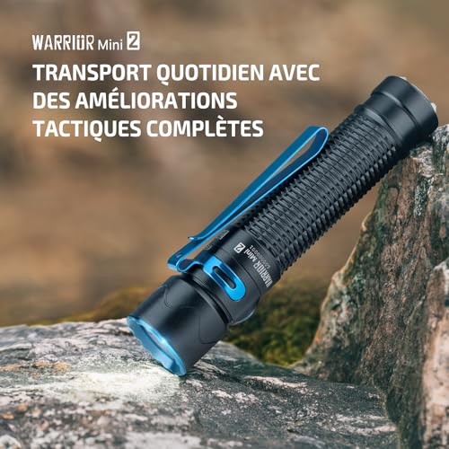122 GRAMMES, TAILLE D'UNE PAUME OLIGHT WARRIOR MINI 2 - 122 GRAMMES, TAILLE D'UNE PAUME